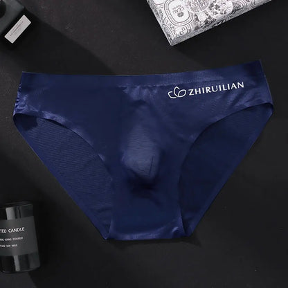 Slip homme ice silk — Taille basse ultra-fin sans coutures