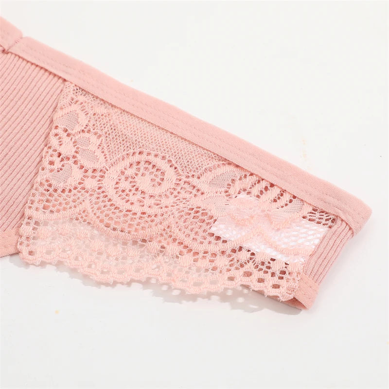 Culotte G-String Coton Dentelle - Taille Basse S-XL - Nos Petits KIFF