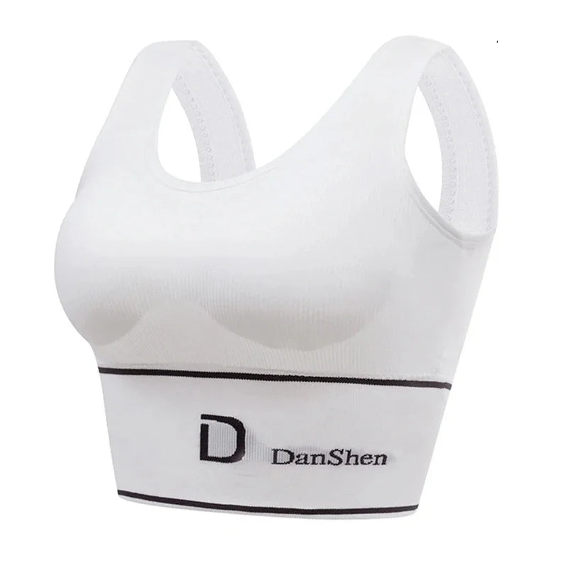 Brassiere sport sans armatures debardeur gainant S-XL