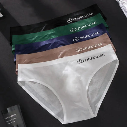 Slip homme ice silk — Taille basse ultra-fin sans coutures