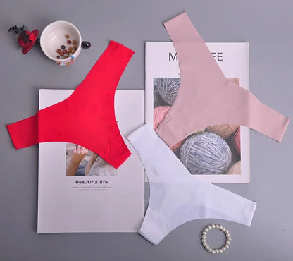 Tanga femme volants invisible — G-string sans coutures sexy lingerie