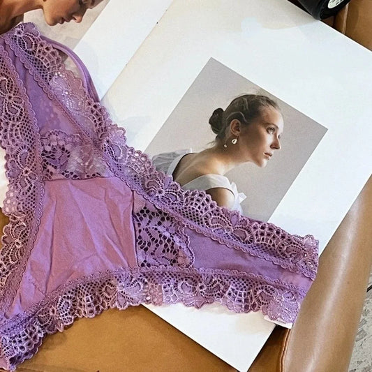 Culotte Seamless Taille Basse - Dentelle Ajournée - Nos Petits KIFF