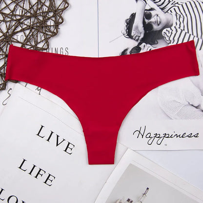 Tanga femme volants invisible — G-string sans coutures sexy lingerie
