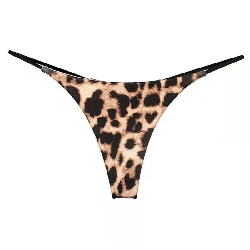 G-string femme taille basse sans coutures — Dentelle fine respirant couleur unie