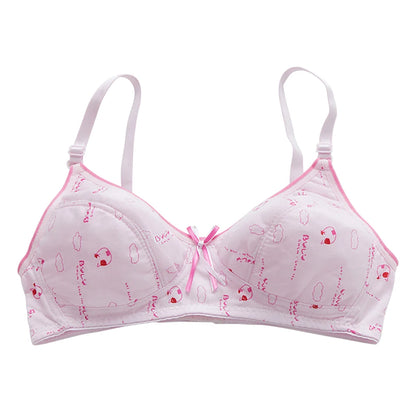 Soutien-gorge sport femme sans armature — 2 rangées de boutons couleur unie