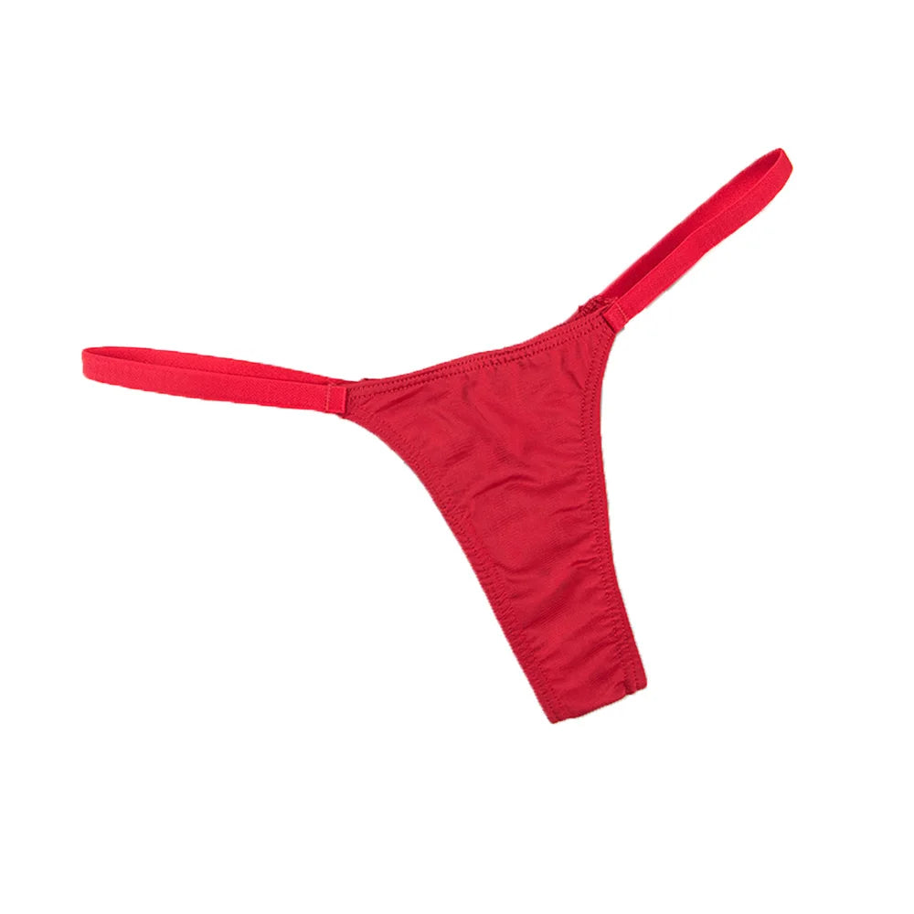 Tanga soie de lait — Coton taille basse stretch