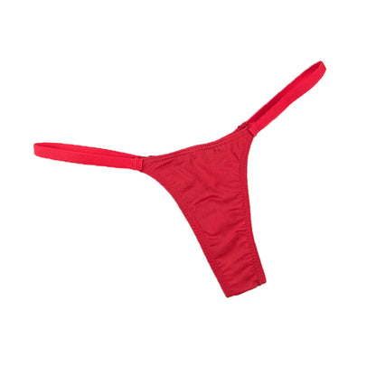 Tanga soie de lait — Coton taille basse stretch