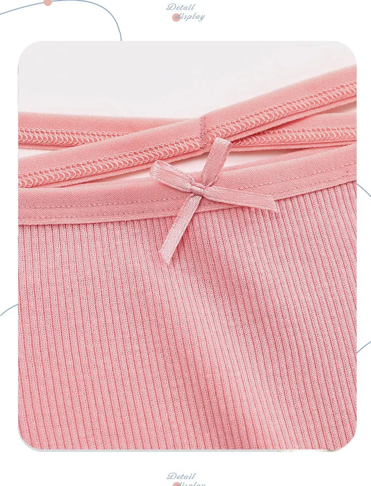 Culotte Femme FINETOO Coton Dentelle - Taille Basse Sexy - Nos Petits KIFF
