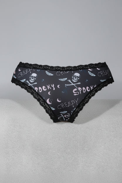 Culotte Imprimée Squelette Halloween - Seamless M-XXL - Nos Petits KIFF