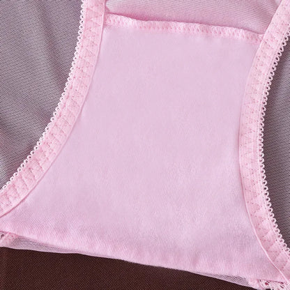 Culotte femme dentelle ultra-fine ajourée — Nylon entrejambe coton mi-taille sexy