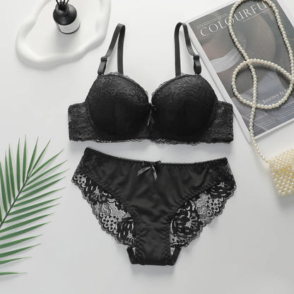 Bra and Panty Set Women's Lace Underwear Sexy Lingerie Set Women's Sexy Hot Lingerie Sets for Women Sexy Female Girl
