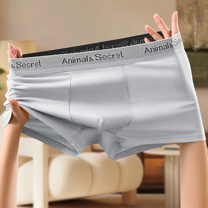 1 Pcs Underwear Men's Boxer Shorts Sexy Panties Cotton Boxers Man Underpants Male Shorts Homme U Convex Lingerie Free Shipping