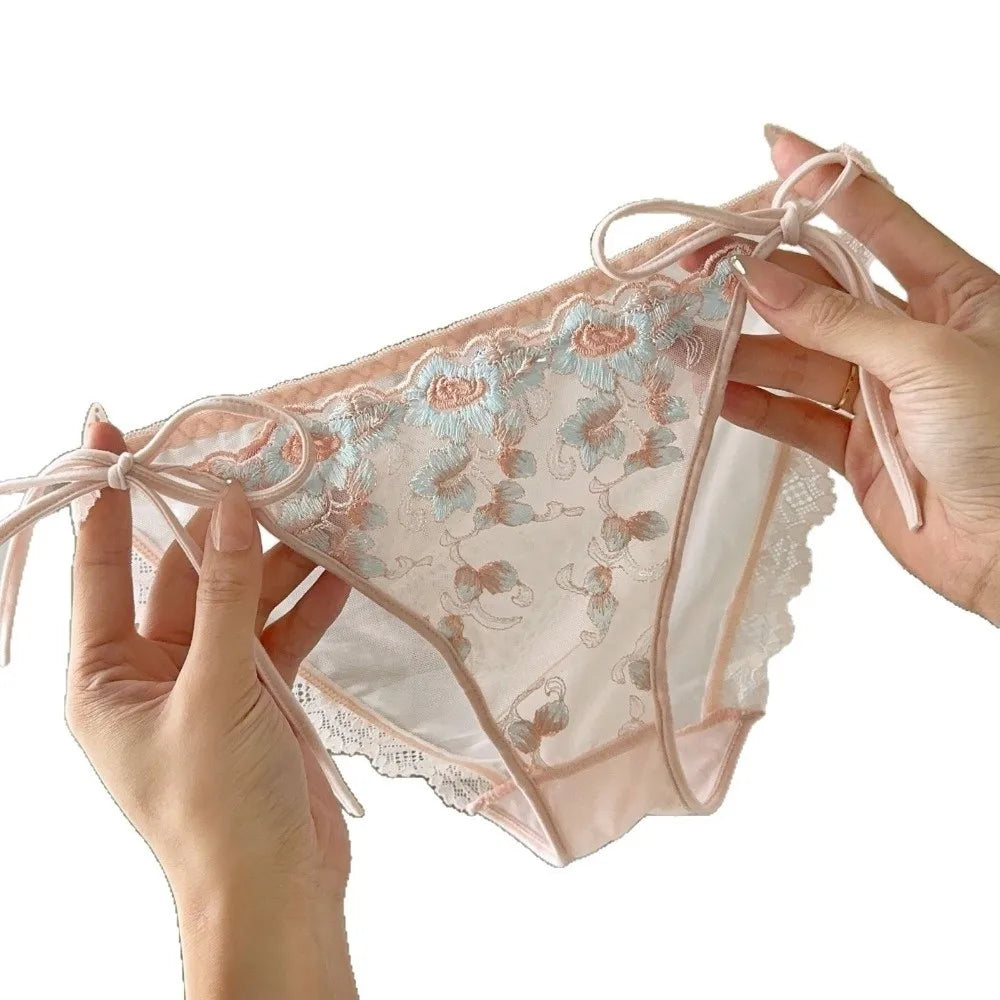 Culotte Florale Transparente Taille Basse - Taille Unique - Nos Petits KIFF