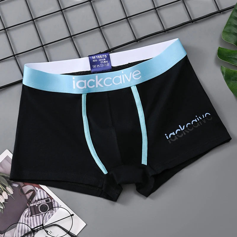 1 Pcs Underwear Men's Boxer Shorts Sexy Panties Cotton Boxers Man Underpants Male Shorts Homme U Convex Lingerie Wholesale Lots
