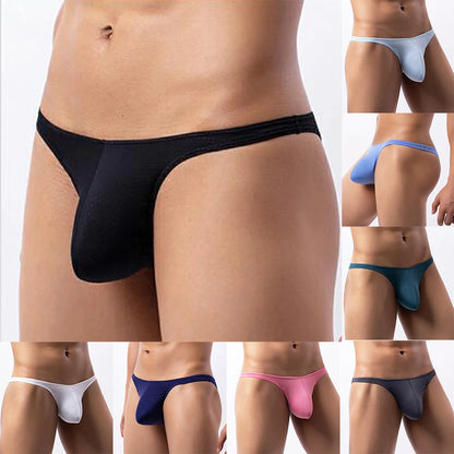 Bikini de bain homme G-string mesh nylon taille basse — M-XL