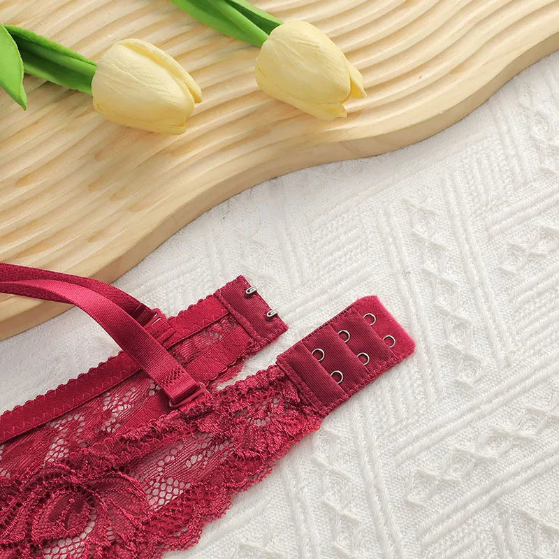 Bra and Panty Set Women's Lace Underwear Sexy Lingerie Set Women's Sexy Hot Lingerie Sets for Women Sexy Female Girl