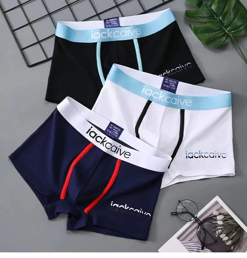 1 Pcs Underwear Men's Boxer Shorts Sexy Panties Cotton Boxers Man Underpants Male Shorts Homme U Convex Lingerie Wholesale Lots
