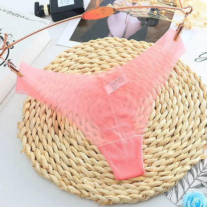 G-string femme ultra-fin transparent — Sans coutures taille basse taille unique