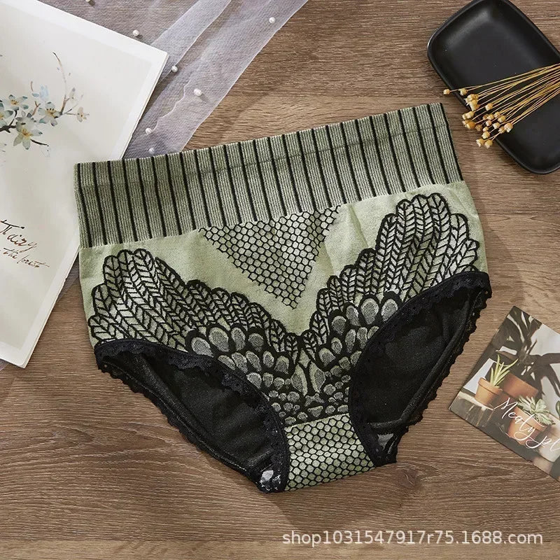Culotte gainante femme — Taille haute sans coutures push-up fessier