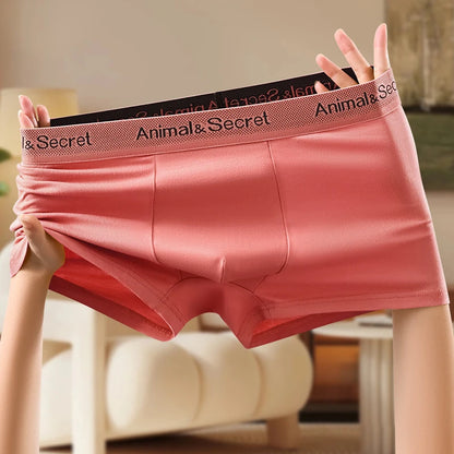 1 Pcs Underwear Men's Boxer Shorts Sexy Panties Cotton Boxers Man Underpants Male Shorts Homme U Convex Lingerie Free Shipping