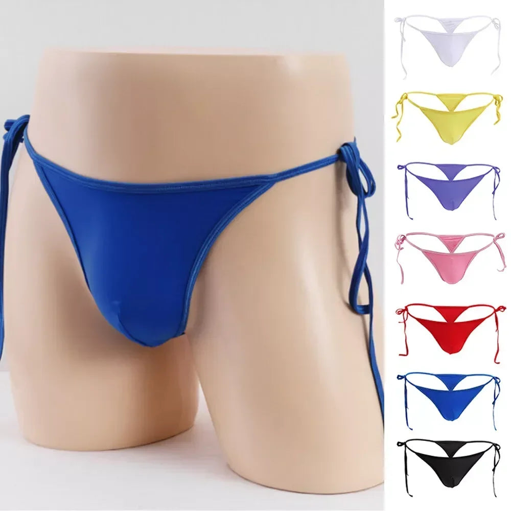 Tanga homme ice silk G-string — M-XL
