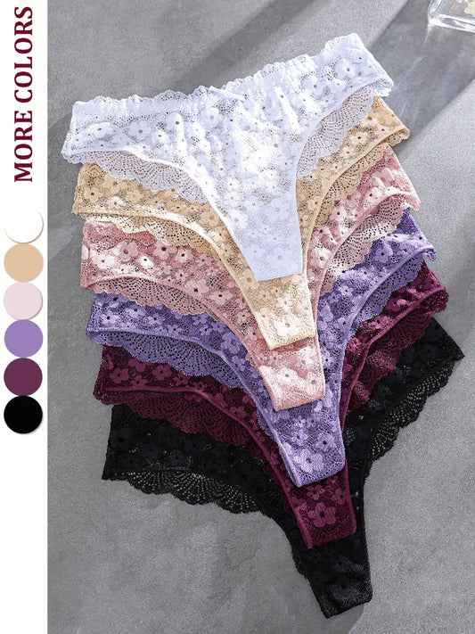 1PC Women's Cotton Lingerie Sexy Thong Soft Fashion Panties Women's Design Underwear Panties Underpant Lingerie Lace Intimates S-XL