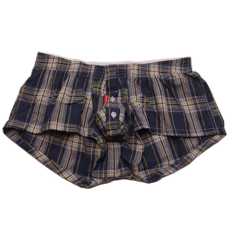 Boxer Coton Carreaux U-Convex - Ample & Respirant M-XL - Nos Petits KIFF