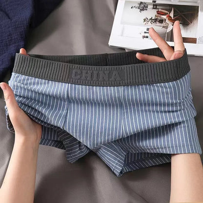 Boxer Coton Rayé U-Convex Plus Size - L à 6XL - Nos Petits KIFF