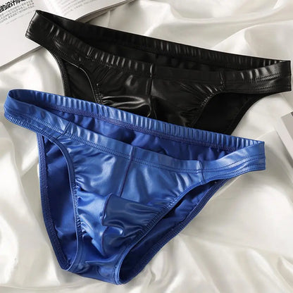 Slip Homme Glossy Soyeux - Ceinture Élastique Haute M-XXL - Nos Petits KIFF
