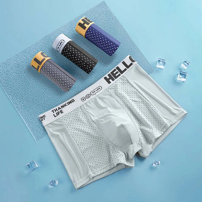 Lot 4 Boxers Mesh Ceinture Lettre - Grande Taille 2XL-5XL - Nos Petits KIFF