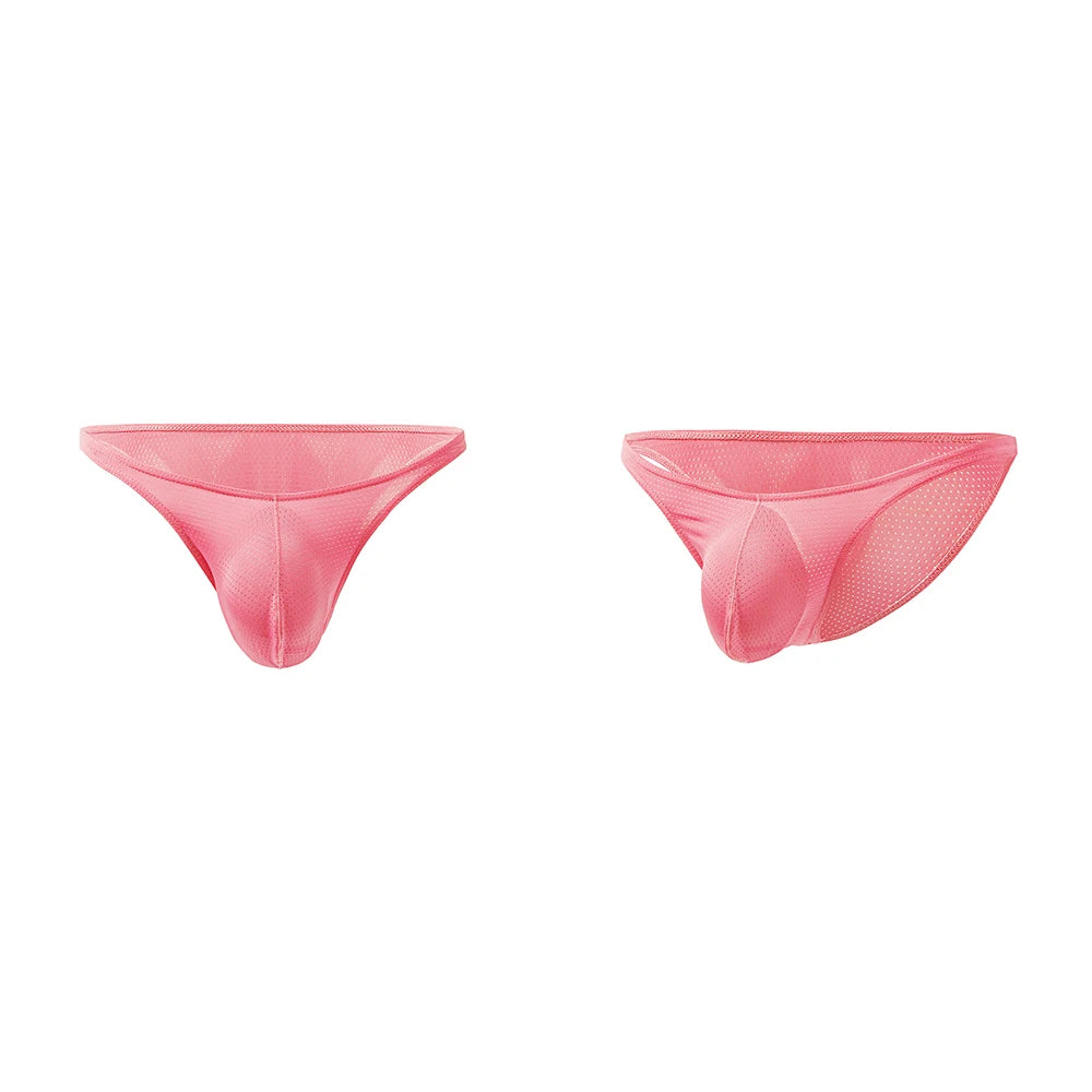 Bikini de bain homme G-string mesh nylon taille basse — M-XL