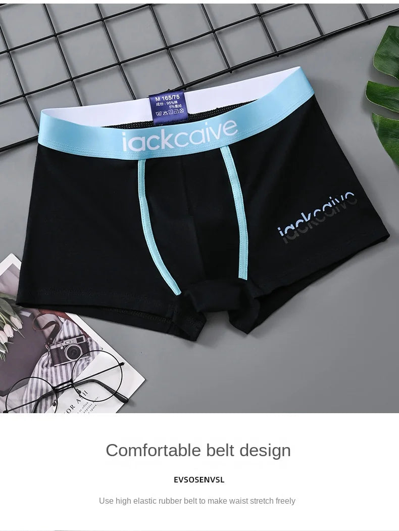 1 Pcs Underwear Men's Boxer Shorts Sexy Panties Cotton Boxers Man Underpants Male Shorts Homme U Convex Lingerie Wholesale Lots