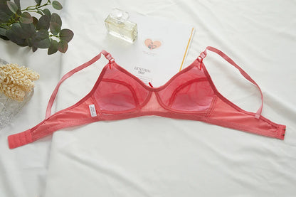 Soutien-gorge sport femme sans armature — 2 rangées de boutons couleur unie