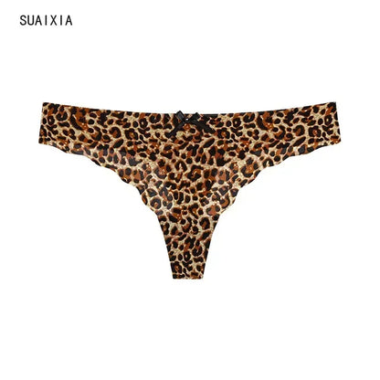 Tanga ice silk seamless V-waist — S-XL