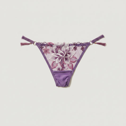 Culotte femme dentelle Peony — Taille basse sans coutures