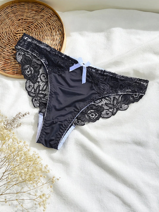 Culotte Seamless Grande Taille - Dentelle Bicolore 1XL-4XL - Nos Petits KIFF