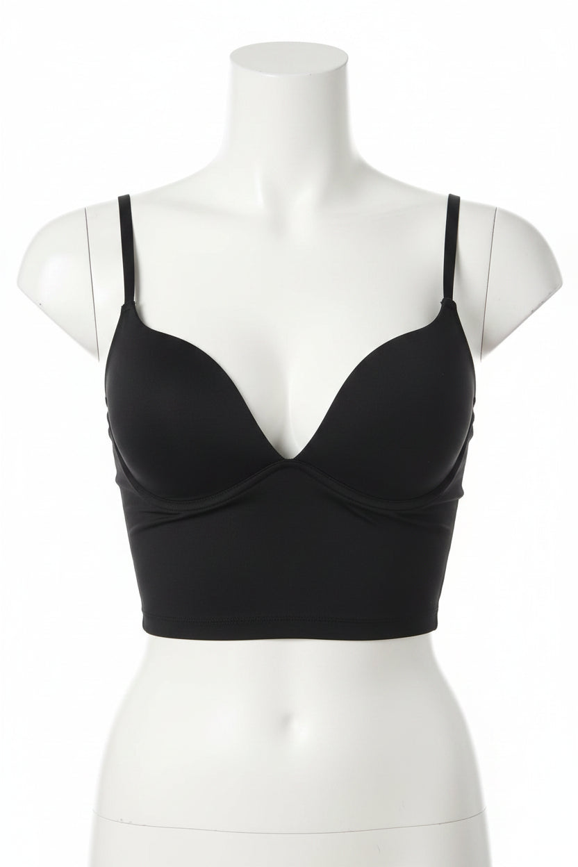 Soutien-Gorge Invisible Transparent - Bretelles Claires Push-Up - Nos Petits KIFF