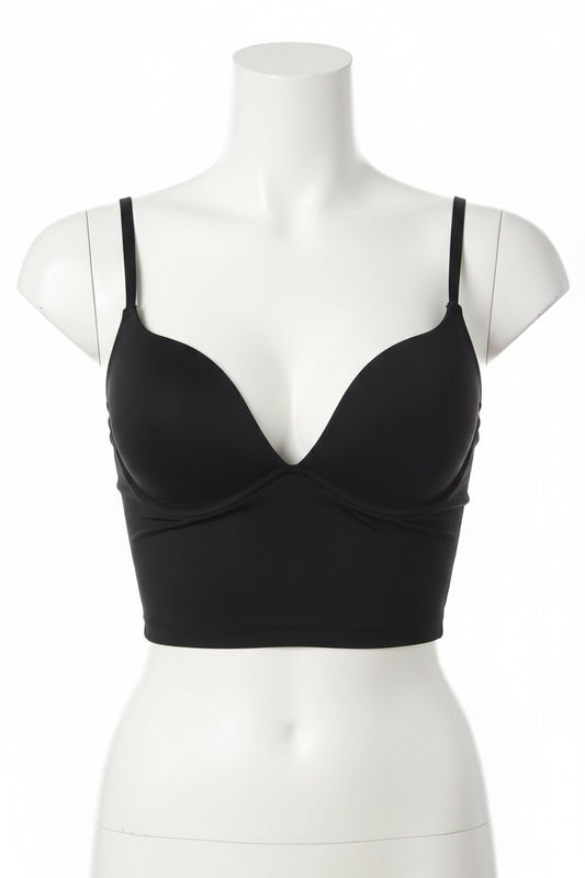 Soutien-Gorge Invisible Transparent - Bretelles Claires Push-Up - Nos Petits KIFF