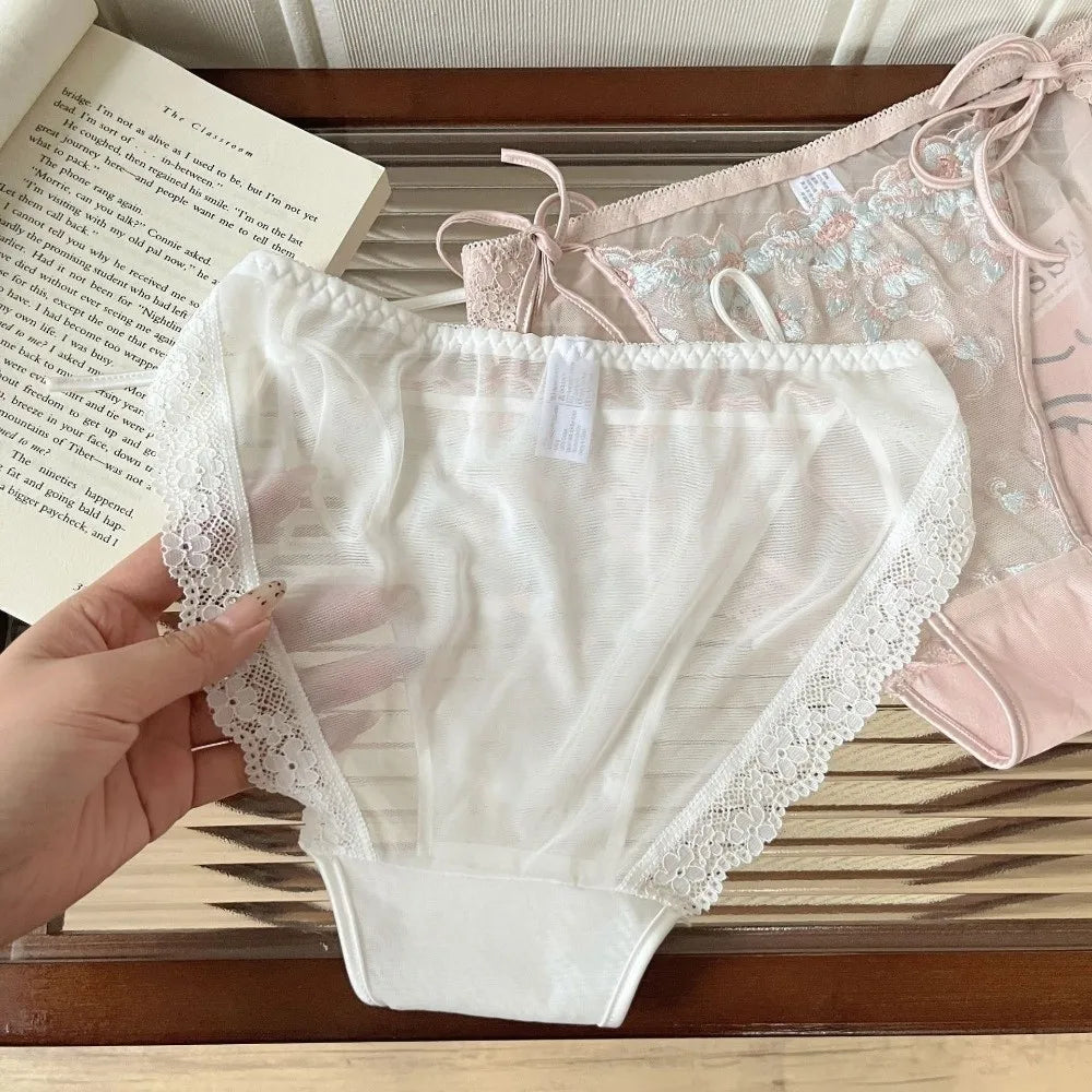 Culotte Florale Transparente Taille Basse - Taille Unique - Nos Petits KIFF