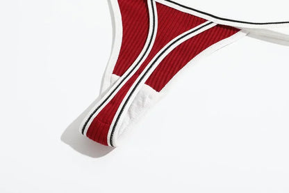 Thong coton seamless taille basse couleur unie — S-XL