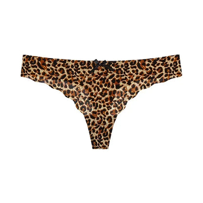 Tanga ice silk seamless V-waist — S-XL
