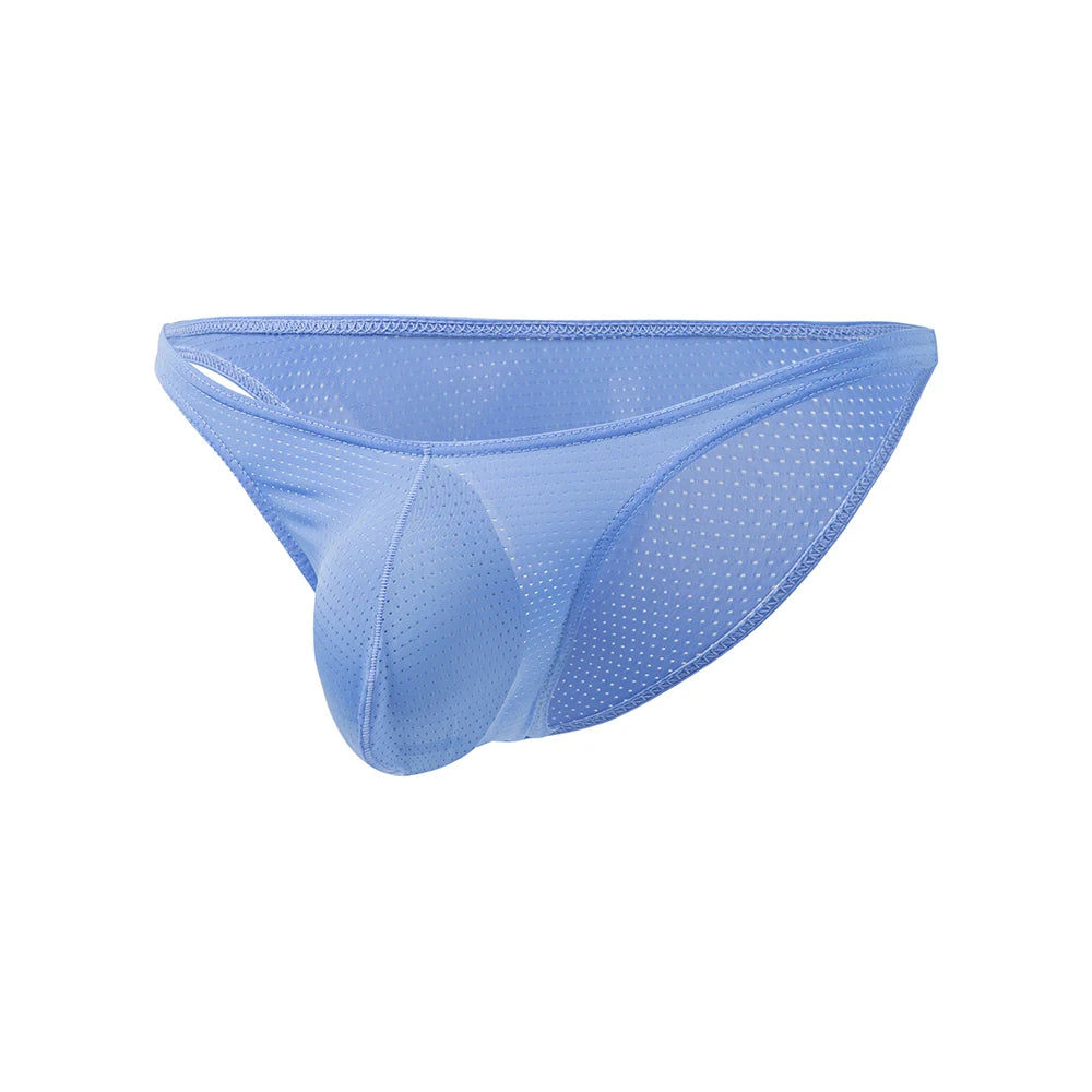 Bikini de bain homme G-string mesh nylon taille basse — M-XL