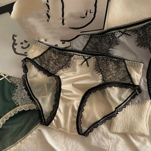 Culotte Femme Dentelle Sexy Sans Coutures - Entrejambe Coton - Nos Petits KIFF