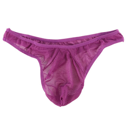 Thong homme résille transparent ultra-fin — Taille basse taille unique