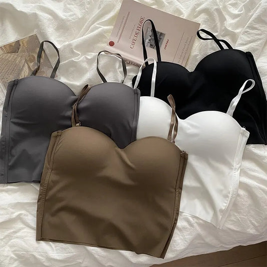 Top Bra Yoga Sans Couture - Dos U & Coussinets - Nos Petits KIFF