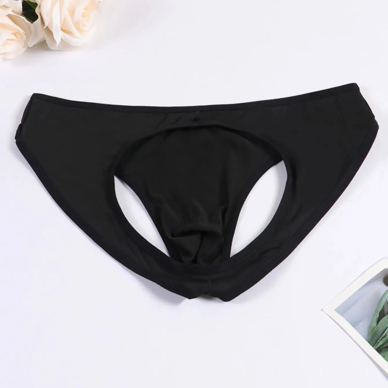 Slip Homme Imprimé Nœuds Ajourné - Poche Bombante M-XL - Nos Petits KIFF