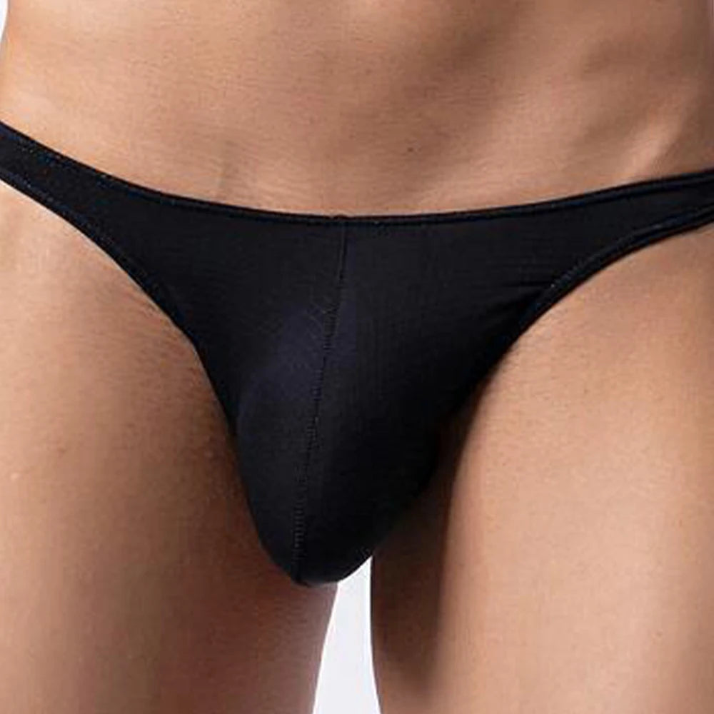 Bikini de bain homme G-string mesh nylon taille basse — M-XL