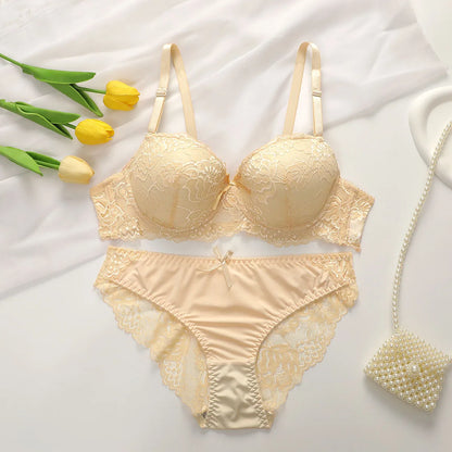 Bra and Panty Set Women's Lace Underwear Sexy Lingerie Set Women's Sexy Hot Lingerie Sets for Women Sexy Female Girl