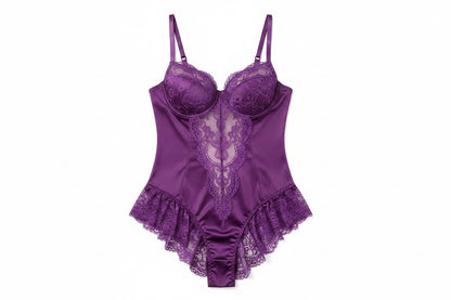 Sexy Lingerie for Women Sexy Waist-Shaping One-Piece Dress Lace Patchwork Backless Dress Bodysuit for Women Corset for Women