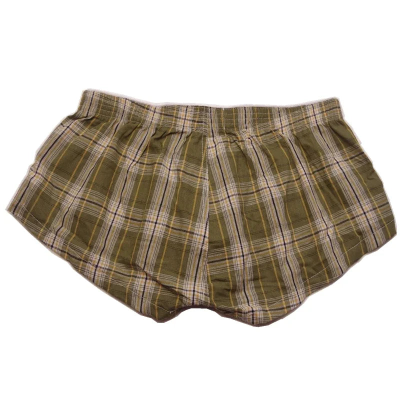Boxer Coton Carreaux U-Convex - Ample & Respirant M-XL - Nos Petits KIFF